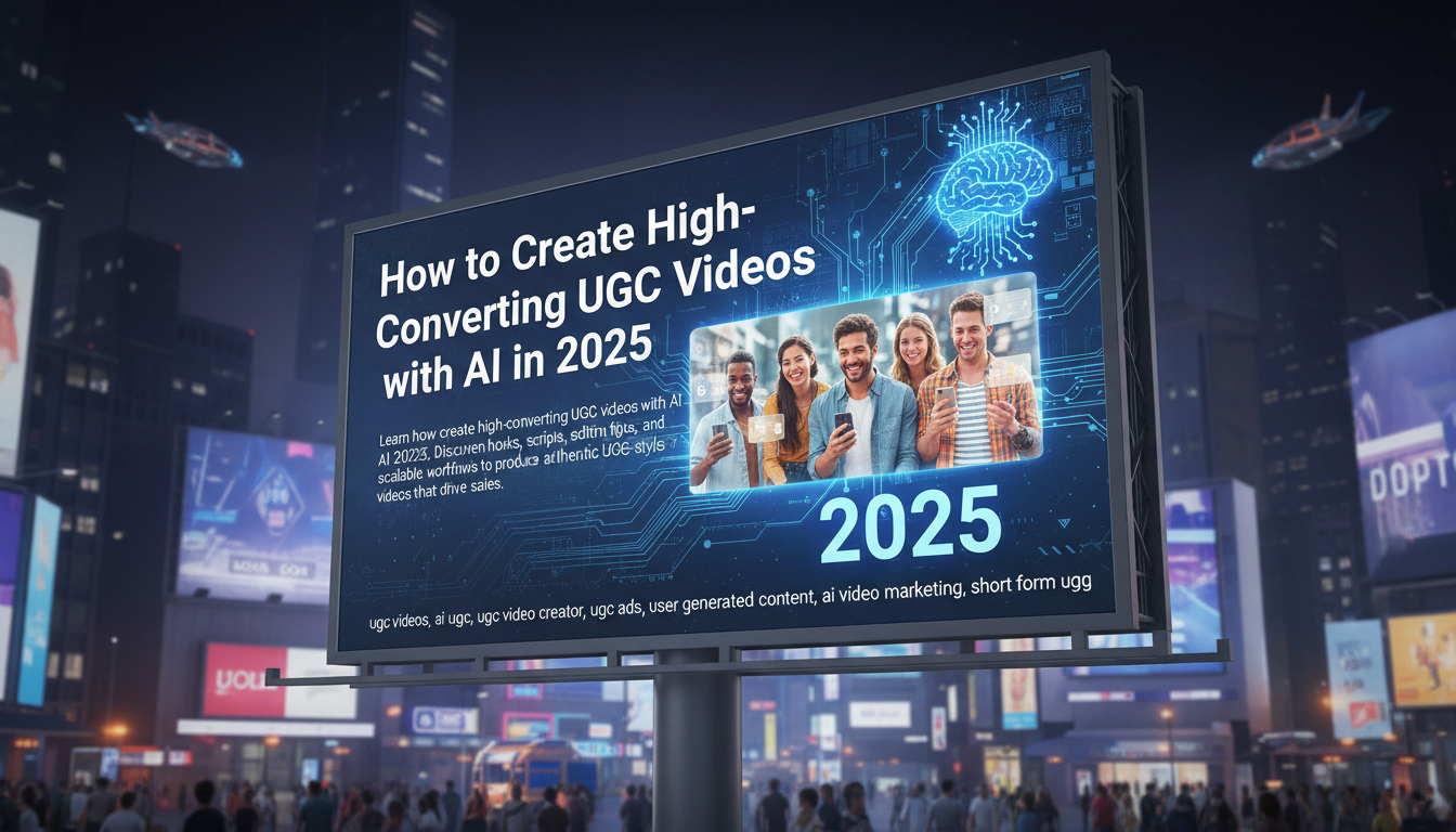 How to Create High-Converting UGC Videos with AI in 2025