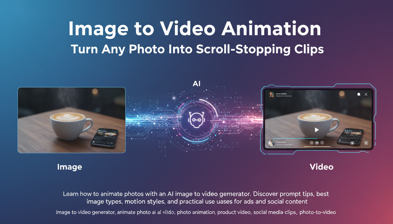 Image to Video Animation: Turn Any Photo Into Scroll-Stopping Clips