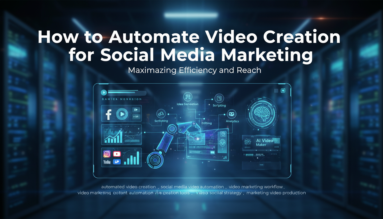 How to Automate Video Creation for Social Media Marketing (Maximizing Efficiency and Reach)